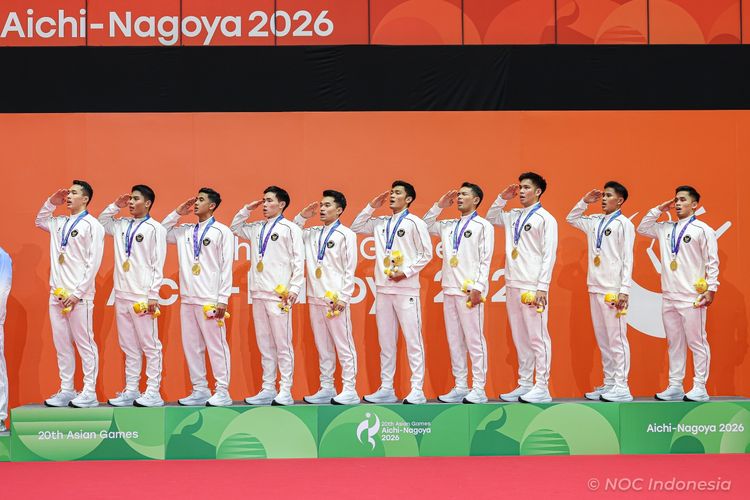 Penuh Emosional, Indonesia Berhasil Raih Emas Pertama Asian Games 2026 dari Bulu Tangkis