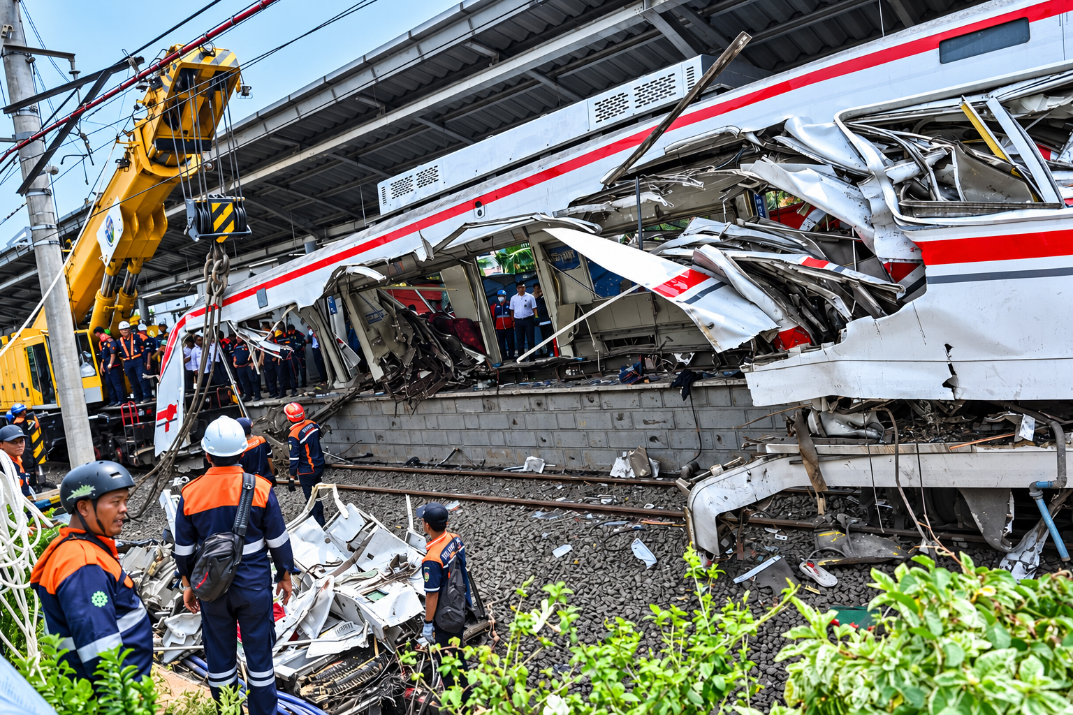 Masinis KA Anggrek Jadi Tersangka, KNKT Ungkap 6 Faktor Tabrakan di Bekasi Timur